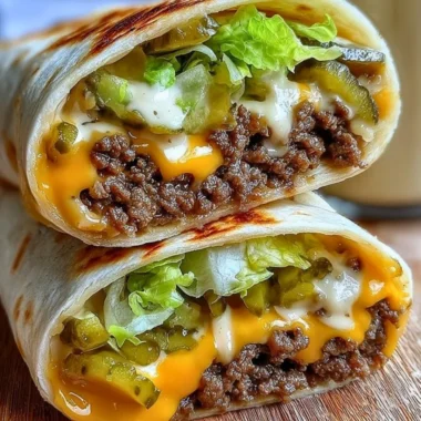 Delicious Big Mac Wraps with all the classic ingredients and flavors.