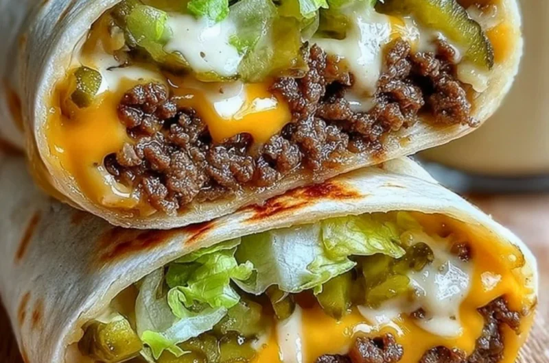 Delicious Big Mac Wraps with all the classic ingredients and flavors.