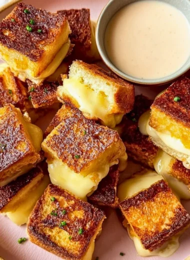 Hawaiian Roll Grilled Cheese with melted cheese and golden bread