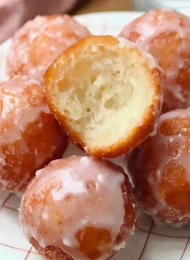 Keto Glazed Donut Balls - delicious low-carb treats