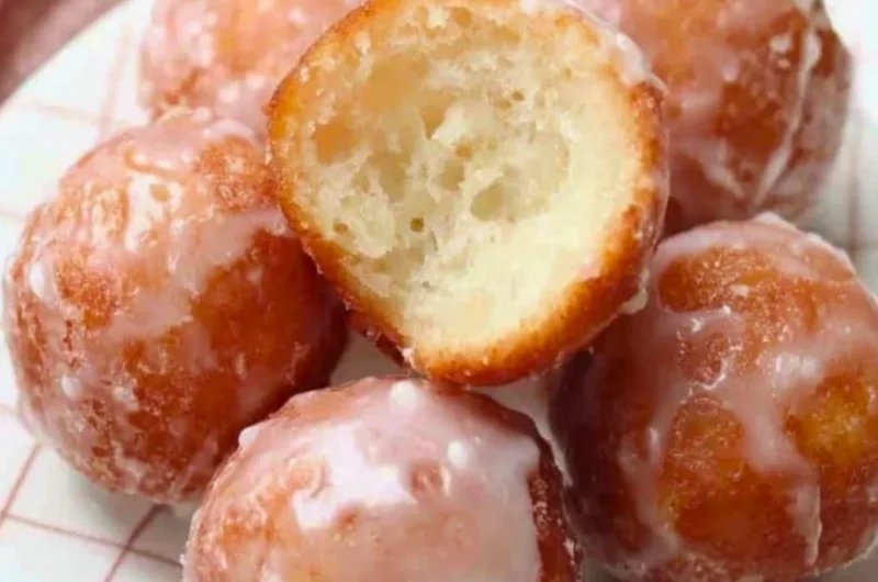 Keto Glazed Donut Balls - delicious low-carb treats