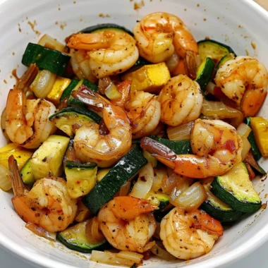 Hibachi Shrimp Rice Bowl with vegetables and rice