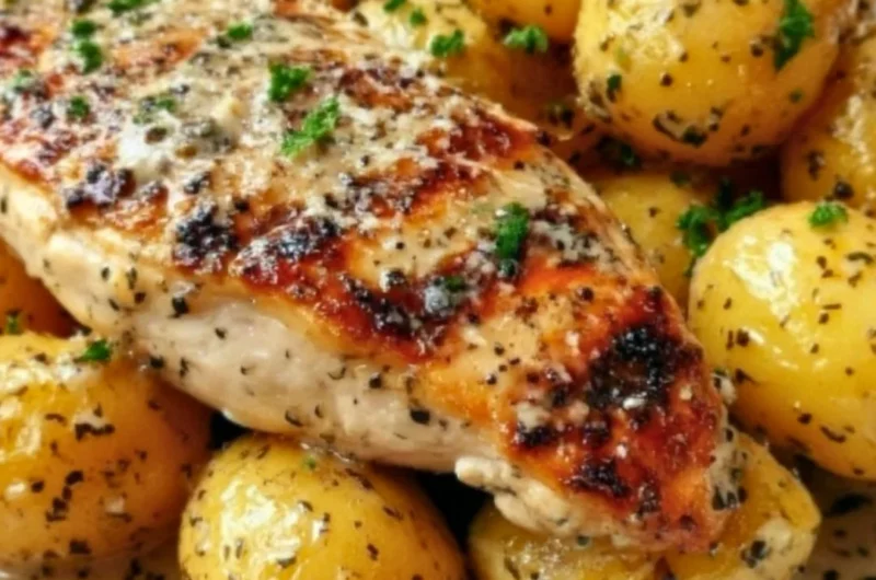Delicious garlic parmesan chicken cooked in a crockpot for tender flavor.