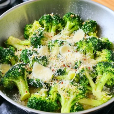 Delicious Garlic Parmesan Broccoli dish from Longhorn served on a plate