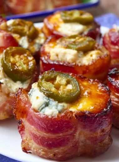 Delicious homemade Pig Shots grilled to perfection, served as a tasty BBQ appetizer.