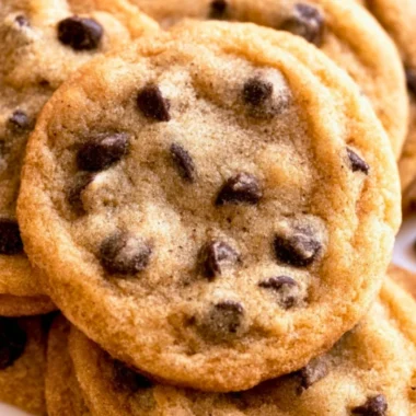 Delicious healthy chocolate chip cookies on a plate ready to be enjoyed