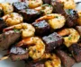 Surf and Turf Kebabs with Chimichurri Sauce
