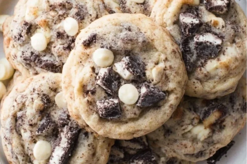 Delicious Cookies and Cream Cookies ready to be served