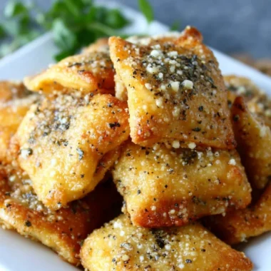 Garlic Parmesan Pizza Rolls ready to be served, a savory snack treat.