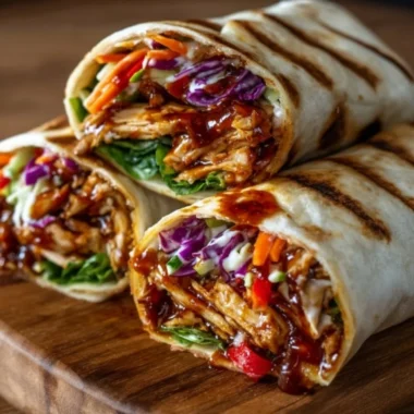 Delicious summer lunch wrap recipe for a quick and easy meal.