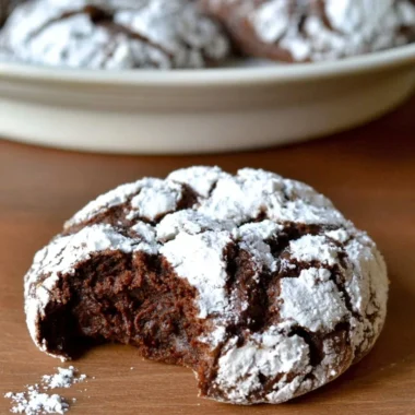 Delicious homemade Chocolate Orange Crinkle Cookies with a zesty twist.