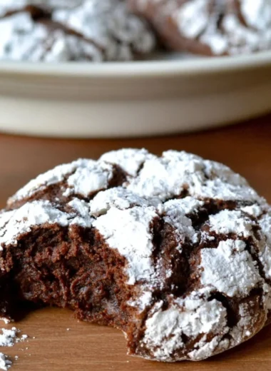 Delicious homemade Chocolate Orange Crinkle Cookies with a zesty twist.