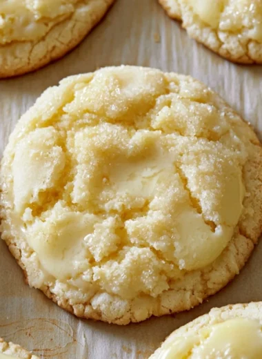 Homemade Kentucky Butter Cake Cookies on a plate with a buttery glaze