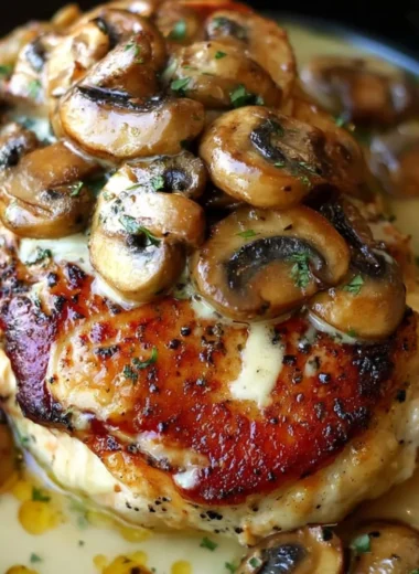 Texas Roadhouse Smothered Chicken served with savory toppings and sides.